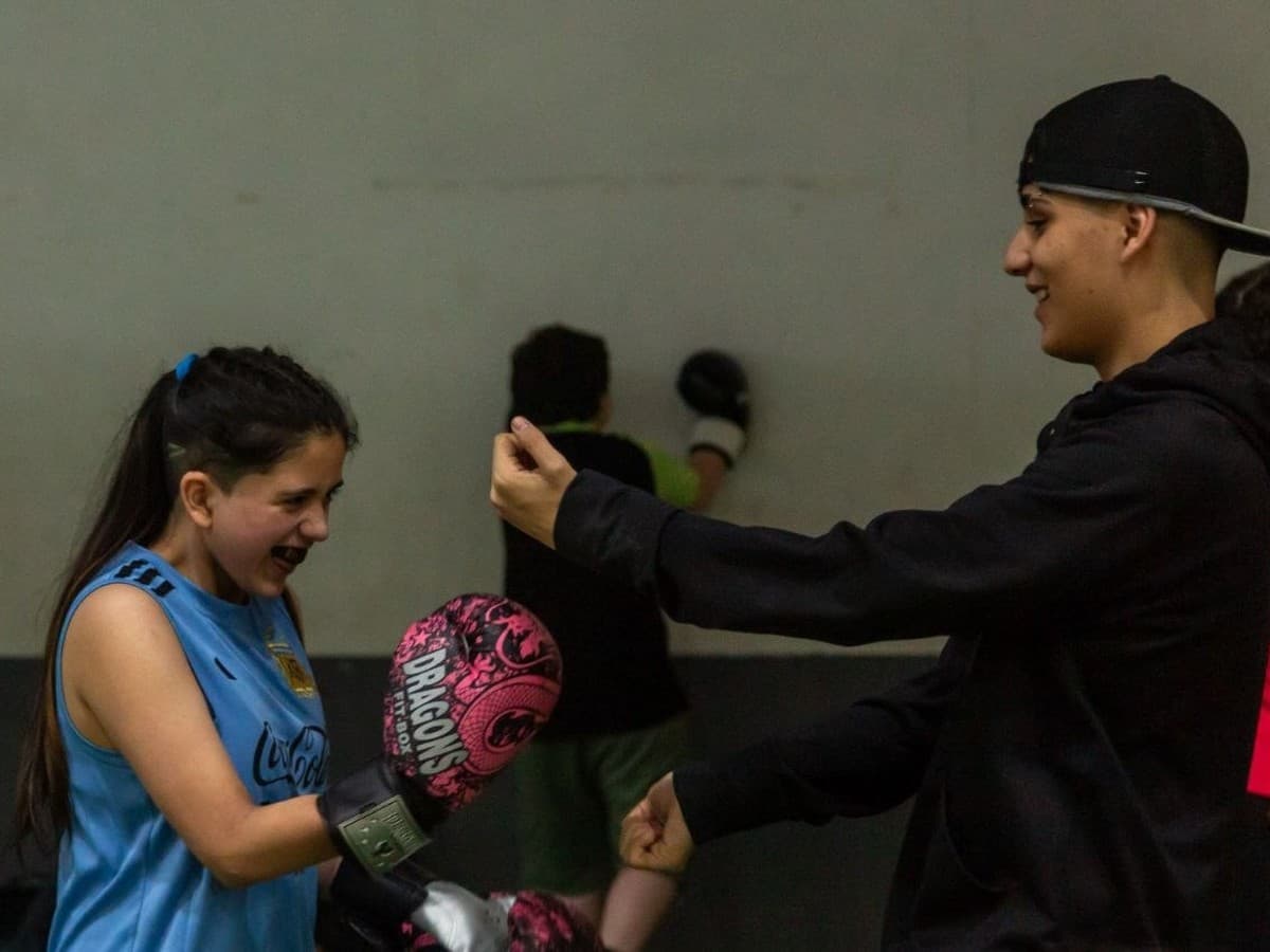 Encuentro de kickboxing y boxeo