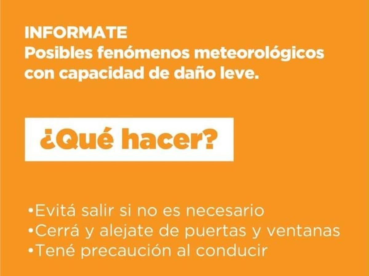 Alerta amarilla por nevadas intensas