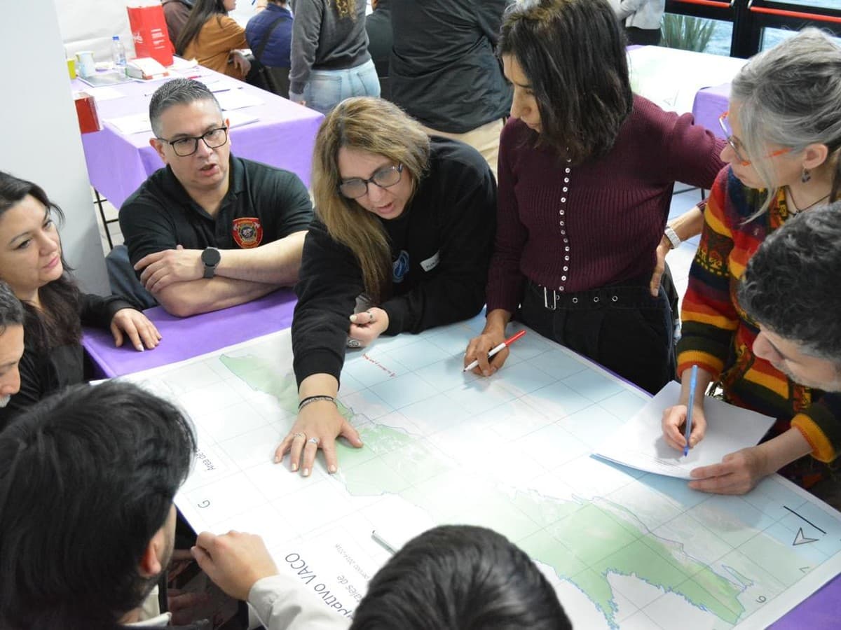 Talleres para el mapa de incendios