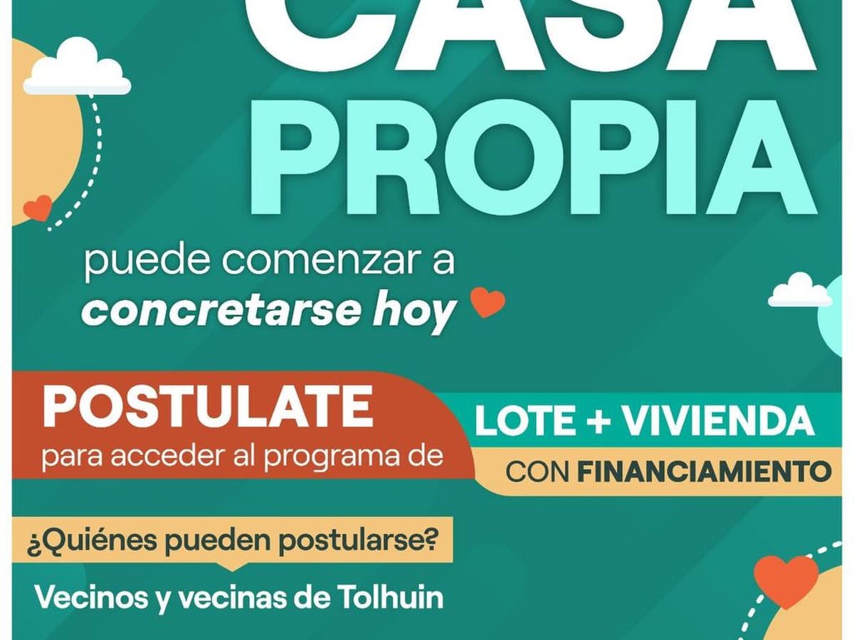 Comenzaron las postulaciones para acceder al programa de lote y vivienda con financiamiento en Tolhuin